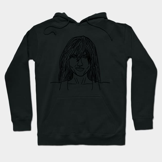 Girl Sketch Hoodie by jhsells98